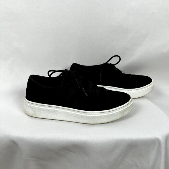 Eileen Fisher Black Suede‎ Sneakers Casual Comfortable Everyday Quiet Luxury 8.5 - Picture 3 of 9